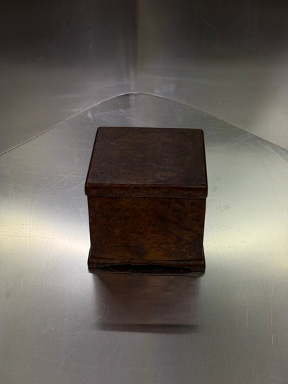 Lidded box in birch burl